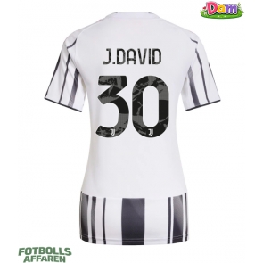 Juventus Jonathan David #30 Hemmatröja Kvinnor 2025-26 Kortärmad